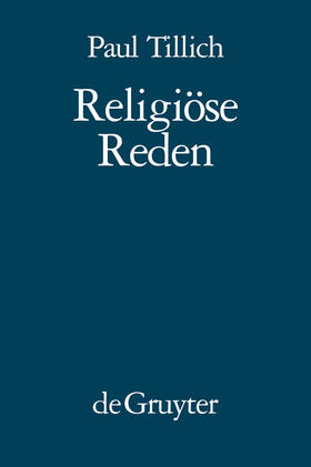 Tillich |  Religiöse Reden | Buch |  Sack Fachmedien