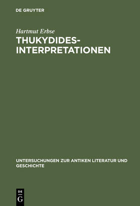 Erbse |  Thukydides-Interpretationen | Buch |  Sack Fachmedien