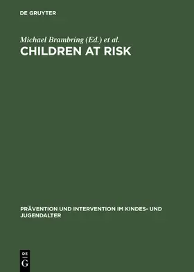 Brambring / Skowronek / Lösel | Children at Risk | Buch | 978-3-11-012134-6 | sack.de