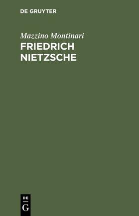 Montinari |  Friedrich Nietzsche | Buch |  Sack Fachmedien
