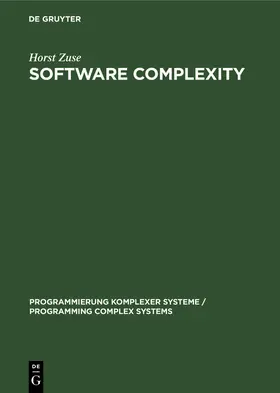 Zuse |  Software Complexity | Buch |  Sack Fachmedien