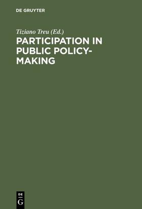 Treu |  Participation in Public Policy-Making | Buch |  Sack Fachmedien