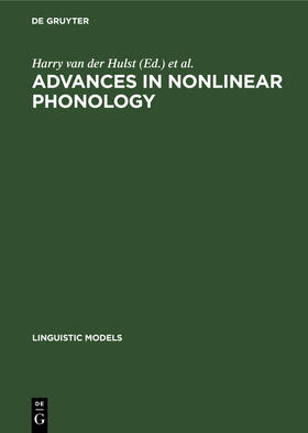 Smith / Hulst |  Advances in Nonlinear Phonology | Buch |  Sack Fachmedien