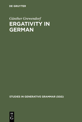 Grewendorf |  Ergativity in German | Buch |  Sack Fachmedien