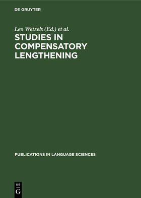 Sezer / Wetzels |  Studies in Compensatory Lengthening | Buch |  Sack Fachmedien