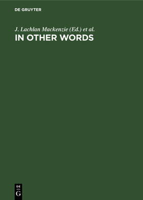Todd / Mackenzie |  In Other Words | Buch |  Sack Fachmedien