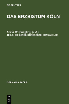 Wisplinghoff |  Das Erzbistum Köln | Buch |  Sack Fachmedien