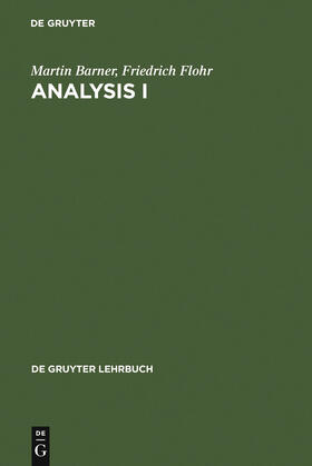 Flohr / Barner |  Analysis I | Buch |  Sack Fachmedien