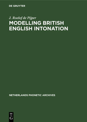 Pijper |  Modelling British English Intonation | Buch |  Sack Fachmedien