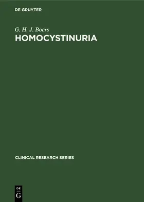 Boers |  Homocystinuria | Buch |  Sack Fachmedien