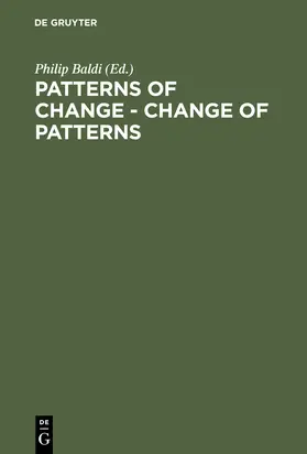 Baldi |  Patterns of Change - Change of Patterns | Buch |  Sack Fachmedien