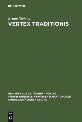 Steimer |  Vertex Traditionis | Buch |  Sack Fachmedien