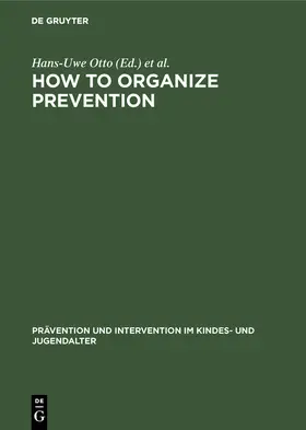 Flösser / Otto |  How to Organize Prevention | Buch |  Sack Fachmedien