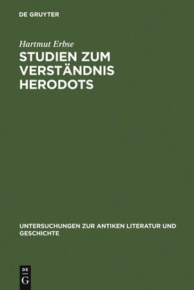 Erbse |  Studien zum Verständnis Herodots | Buch |  Sack Fachmedien