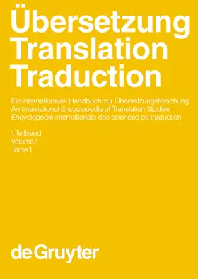 Kittel / Frank / Greiner |  Übersetzung - Translation - Traduction. 1. Teilband | Buch |  Sack Fachmedien