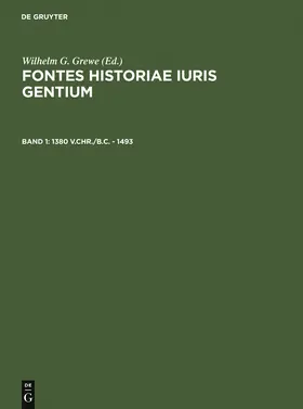 Grewe |  1380 v.Chr./B.C. - 1493 | Buch |  Sack Fachmedien