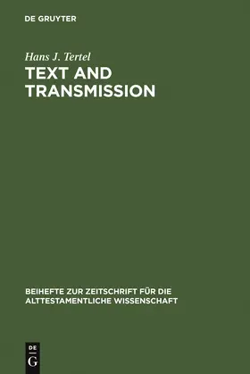 Tertel |  Text and Transmission | Buch |  Sack Fachmedien