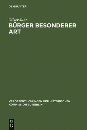 Janz |  Bürger besonderer Art | Buch |  Sack Fachmedien