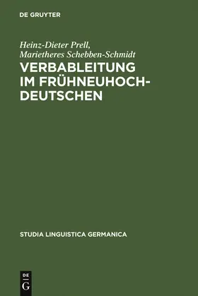 Schebben-Schmidt / Prell |  Verbableitung im Frühneuhochdeutschen | Buch |  Sack Fachmedien