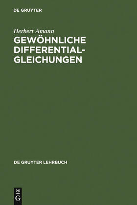 Amann |  Gewöhnliche Differentialgleichungen | Buch |  Sack Fachmedien