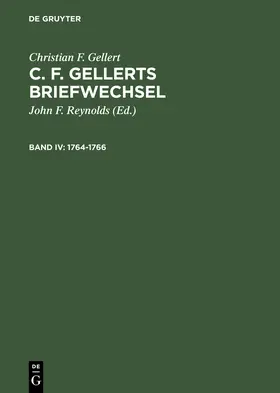 Gellert / Reynolds |  1764¿1766 | Buch |  Sack Fachmedien