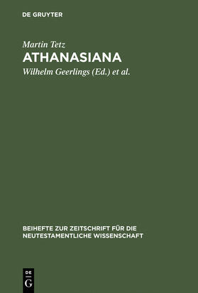 Tetz / Wyrwa / Geerlings |  Athanasiana | Buch |  Sack Fachmedien