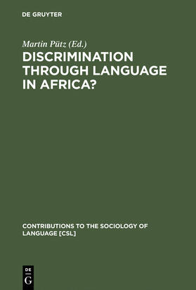 Pütz |  Discrimination through Language in Africa? | Buch |  Sack Fachmedien