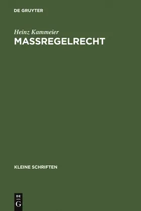 Kammeier |  Maßregelrecht | Buch |  Sack Fachmedien