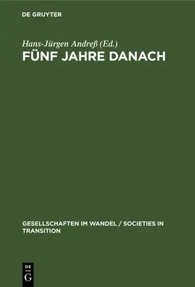 Andreß |  Fünf Jahre danach | Buch |  Sack Fachmedien