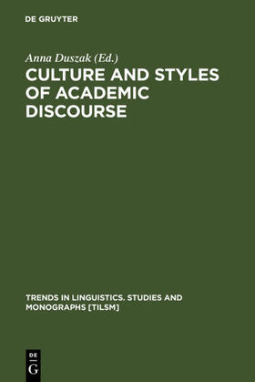 Duszak |  Culture and Styles of Academic Discourse | Buch |  Sack Fachmedien