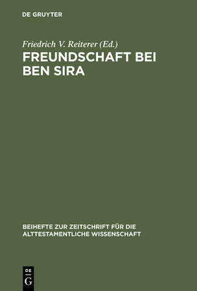 Reiterer |  Freundschaft bei Ben Sira | Buch |  Sack Fachmedien