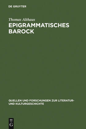 Althaus |  Epigrammatisches Barock | Buch |  Sack Fachmedien