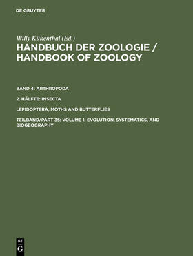 Kristensen / Kükenthal / Schmidt-Rhaesa |  Volume 1: Evolution, Systematics, and Biogeography | Buch |  Sack Fachmedien