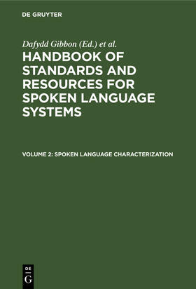Gibbon / Winski / Moore |  Spoken Language Characterization | Buch |  Sack Fachmedien