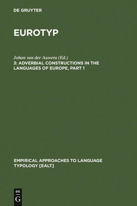 Auwera |  Adverbial Constructions in the Languages of Europe | Buch |  Sack Fachmedien