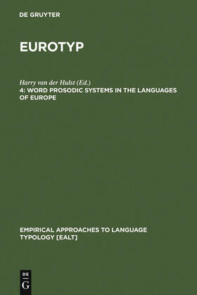 Hulst | Word Prosodic Systems in the Languages of Europe | Buch | 978-3-11-015750-5 | sack.de