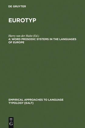 Hulst |  Word Prosodic Systems in the Languages of Europe | Buch |  Sack Fachmedien