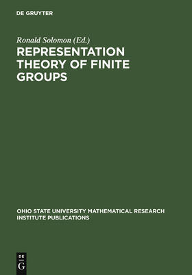 Solomon |  Representation Theory of Finite Groups | Buch |  Sack Fachmedien