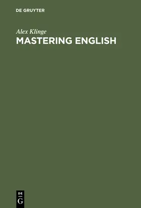 Klinge |  Mastering English | Buch |  Sack Fachmedien