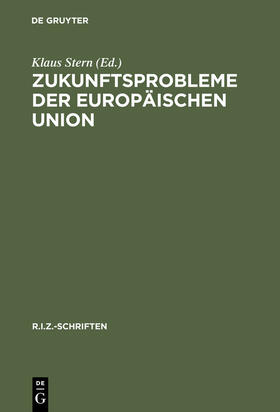 Stern | Zukunftsprobleme der Europäischen Union | Buch | 978-3-11-015887-8 | sack.de