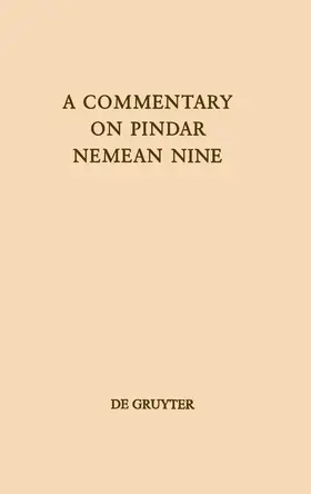 Braswell |  A Commentary on Pindar, Nemean Nine | Buch |  Sack Fachmedien