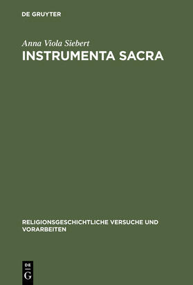 Siebert |  Instrumenta Sacra | Buch |  Sack Fachmedien