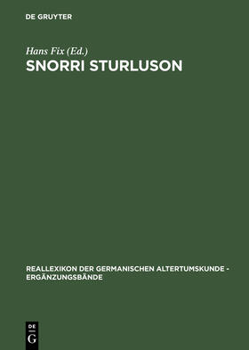 Fix |  Snorri Sturluson | Buch |  Sack Fachmedien