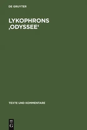  Lykophrons 'Odyssee' | Buch |  Sack Fachmedien