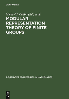 Collins / Scott / Parshall |  Modular Representation Theory of Finite Groups | Buch |  Sack Fachmedien