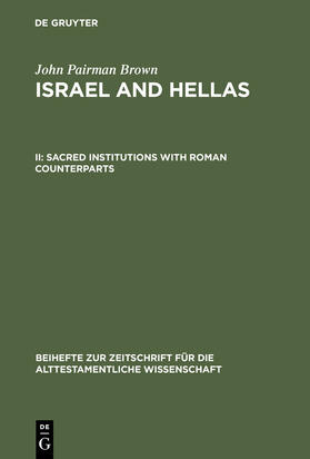 Brown |  Sacred Institutions with Roman Counterparts | Buch |  Sack Fachmedien