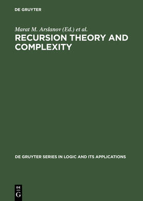 Lempp / Arslanov |  Recursion Theory and Complexity | Buch |  Sack Fachmedien