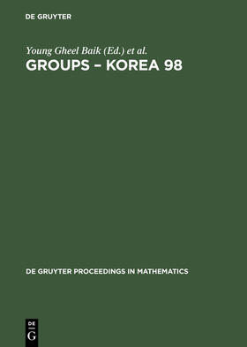 Baik / Kim / Johnson |  Groups ¿ Korea 98 | Buch |  Sack Fachmedien