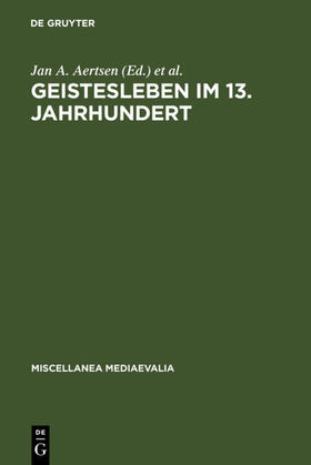 Speer / Aertsen | Geistesleben im 13. Jahrhundert | Buch | 978-3-11-016608-8 | sack.de