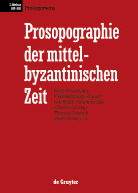 Lilie / Ludwig / et al. |  Prolegomena | Buch |  Sack Fachmedien